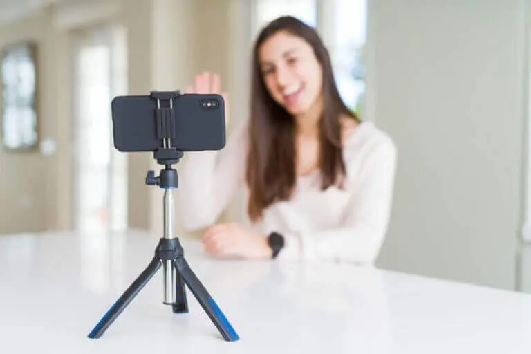 An actress transforming her space into a self-tape studio
