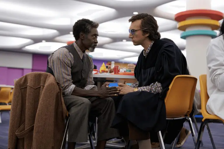 Don Cheadle and Adam Driver in White Noise. The filmmaker Noah Baumbach discussed how the film was cast.
