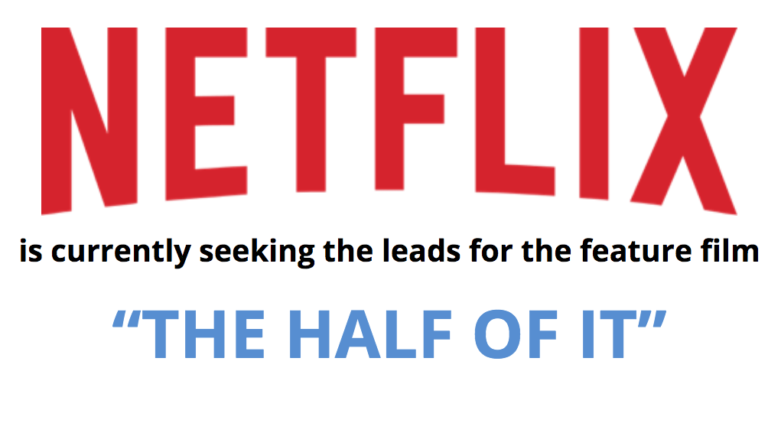 Promotional image for Netflix's casting call for "The Half of It."