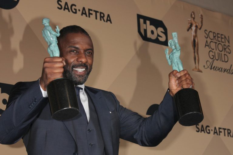 Idris Elba at the 22nd Screen Actors Guild Awards.