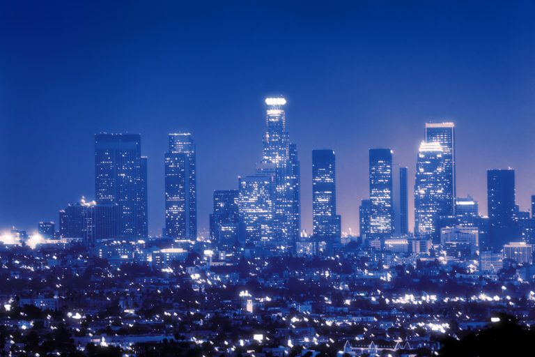 Downtown Los Angeles, sometimes a filming location of our Acting Up profiles, Jake Manley & Charlotte Beckett.