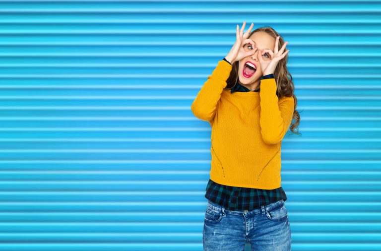 An actress in mid-audition for one of the projects casting in L.A. this week.