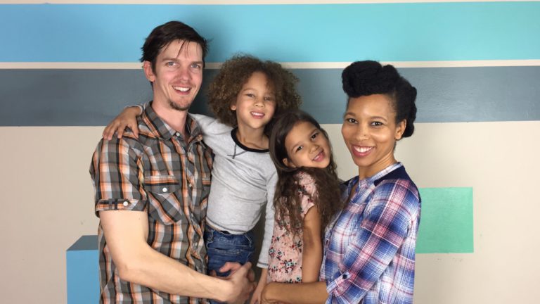 Happy family portrait