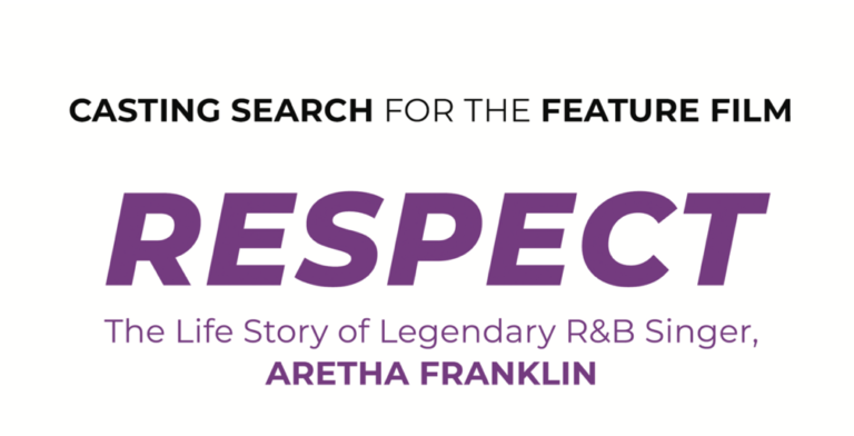 Flyer for the casting search for the feature film "Respect."