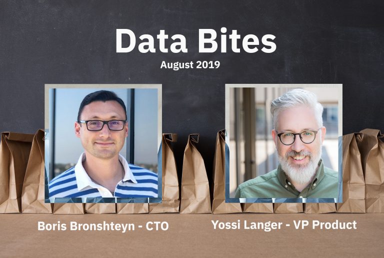 Data Bites banner with Boris Bronshteyn and Yossi Langer
