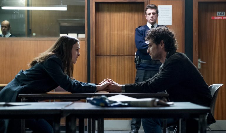 Keira Knightley as “Katharine Gun” and Adam Bakri “Yasar Gun” in Gavin Hood’s "Official Secrets."