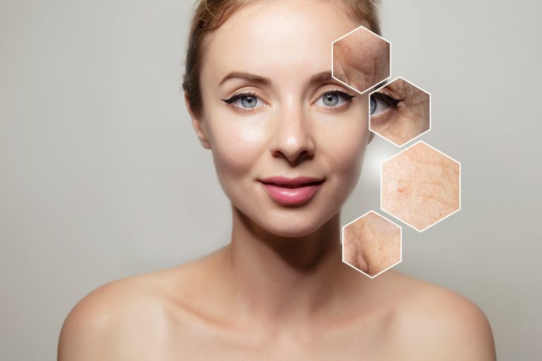 An actress going through the de-aging process, Hollywood's latest trend.