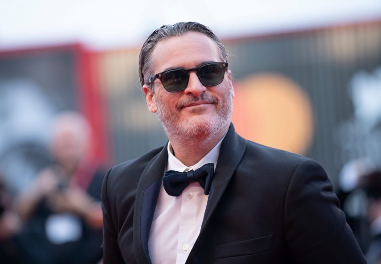 Joaquin Phoenix attends "The Burnt Orange Heresy" photocall during the 76th Venice Film Festival at Sala Grande on September 07, 2019 in Venice, Italy.