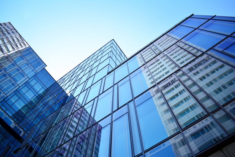 A building similar to offices actor Maria Howell travels to for auditions.