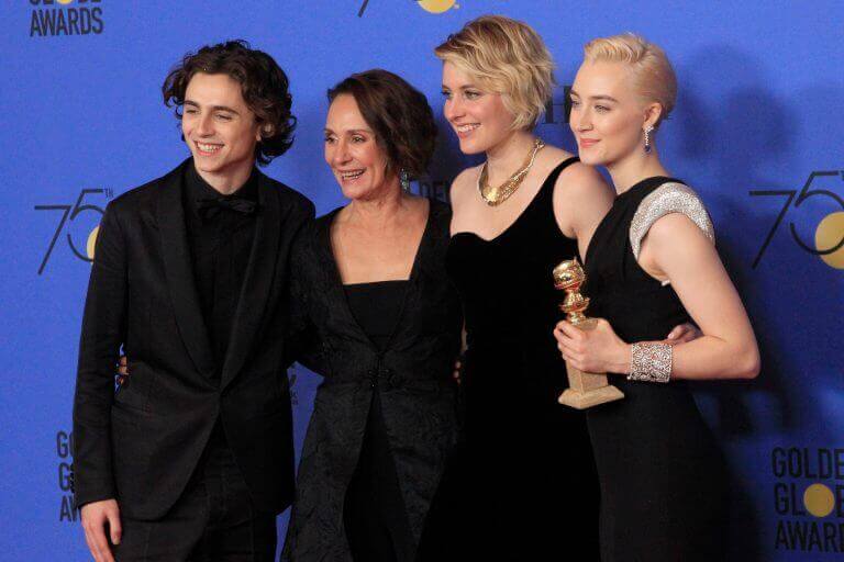 Timothee Chalamet, Laurie Metcalf, Greta Gerwig, Saoirse Ronan, all of whom have been big Golden Globes winners.