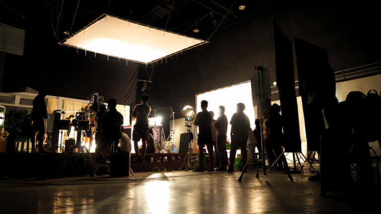 A production grounded by the pandemic finally restarting filming according to recent industry guidelines.