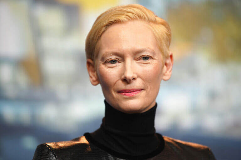 Tilda Swinton, one of the cast members of "The Personal History of David Copperfield."