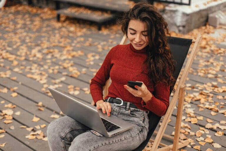 An actress in October checking out all 31 at-home activities to do this month.