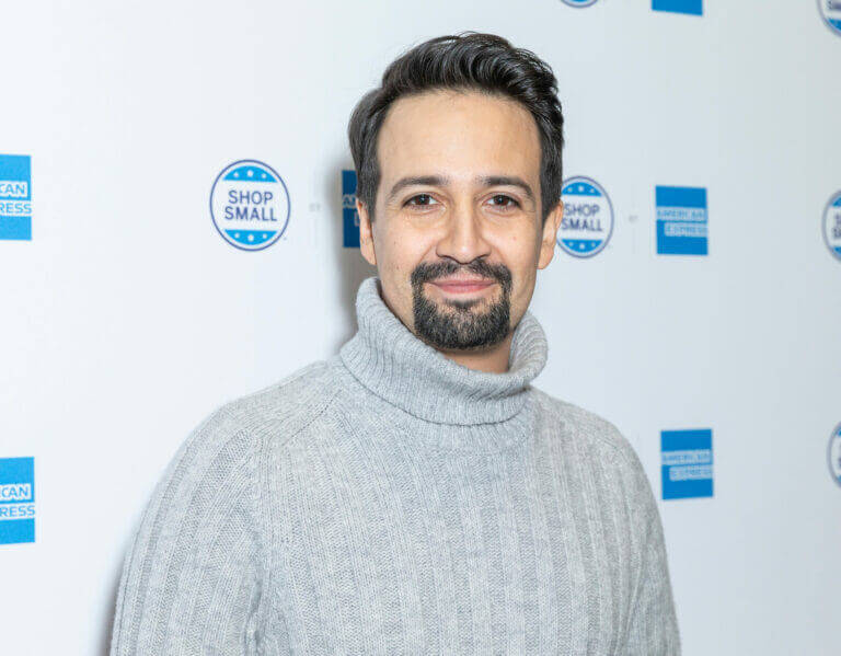 Lin-Manuel Miranda, who's film production of 'In The Heights' has been pushed back to 2021.