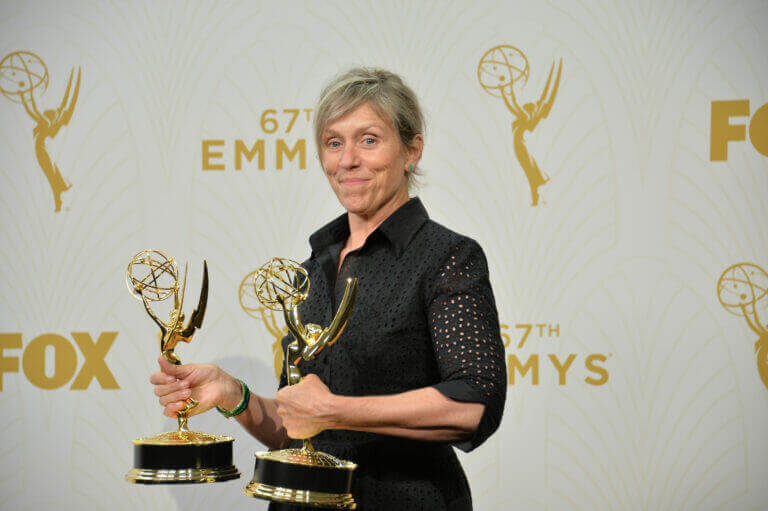 "Olive Kittridge" star Frances McDormand, a possible Best Actress winner.