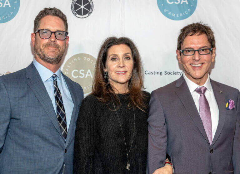 Eric Dawson, Carol Kritzer and Robert J. Ulrich at the Artios Awards Nominations