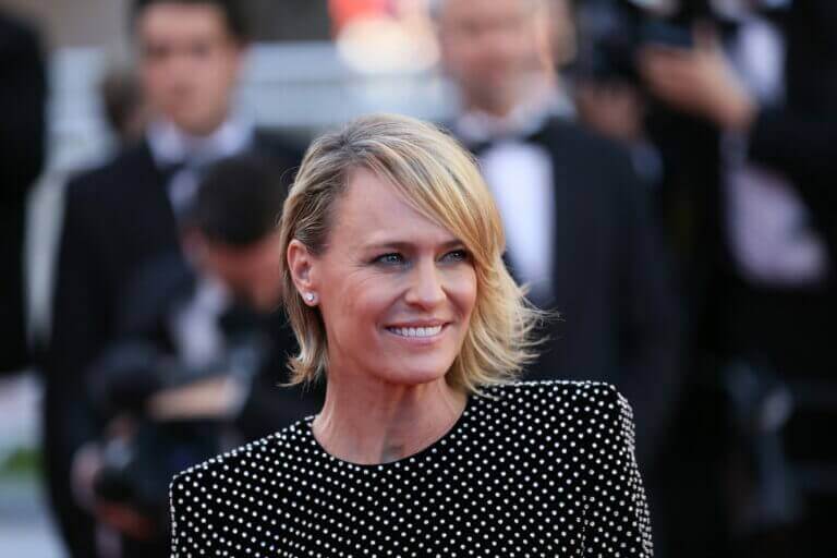 Robin Wright, star and director of Land, which is a last-minute Oscar film contender.