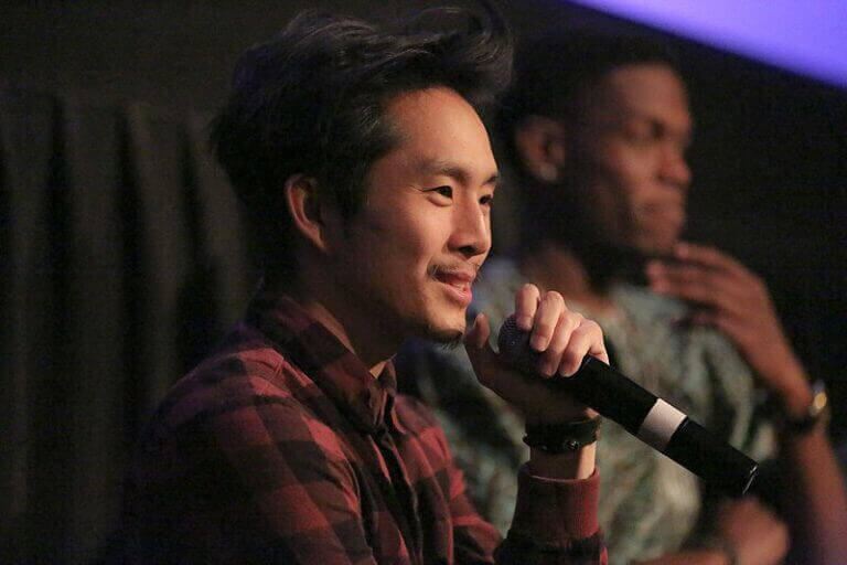 Justin Chon is spotlighted for his work on the film Blue Bayou.