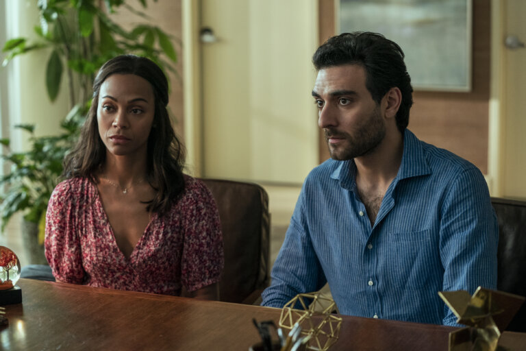 From Scratch's Zoe Saldana as Amy Wheeler, Eugenio Mastrandrea, the latter of whom sat down with Casting Networks for an interview.