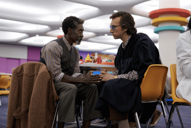 Don Cheadle and Adam Driver in White Noise. The filmmaker Noah Baumbach discussed how the film was cast.