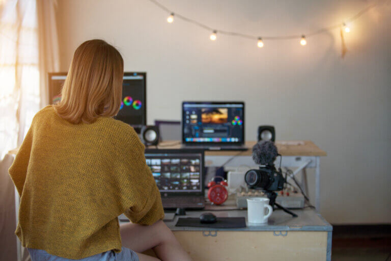 A project creator working on their craft and trying to gain more submissions for their project.