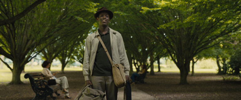 Micheal Ward in film Empire of Light. This is a groundbreaking performance from the budding actor.