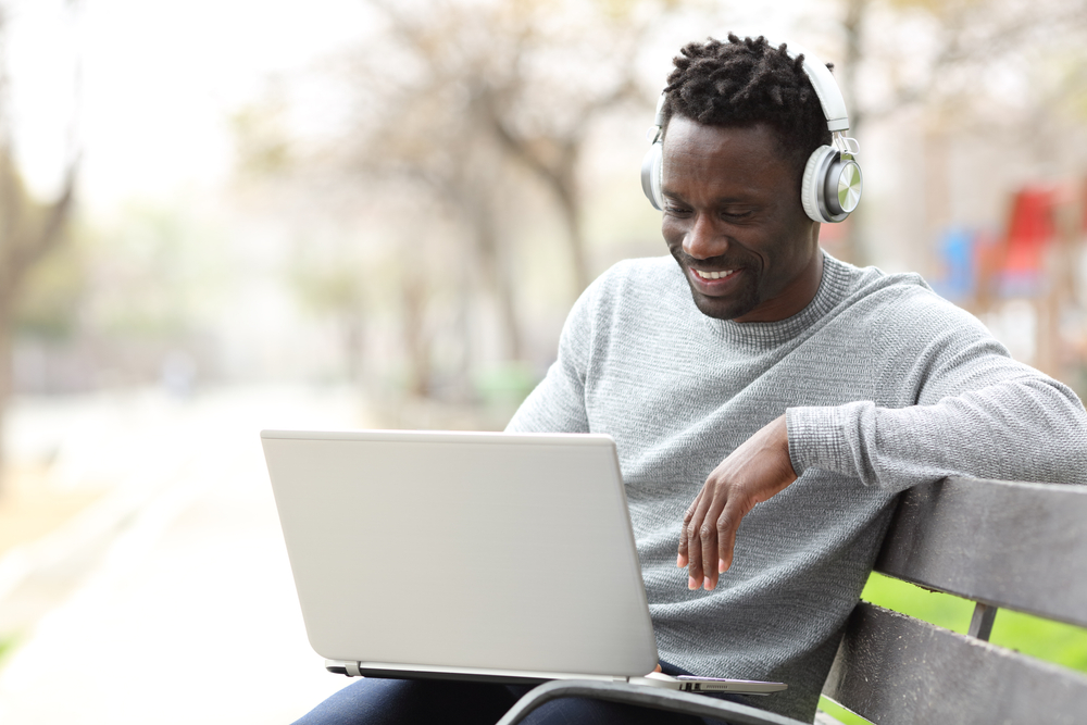 A talent representative checking out all the new features on Casting Networks this year.