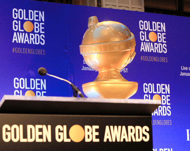The golden globe awards, where many film and television actors are nominated for various awards.