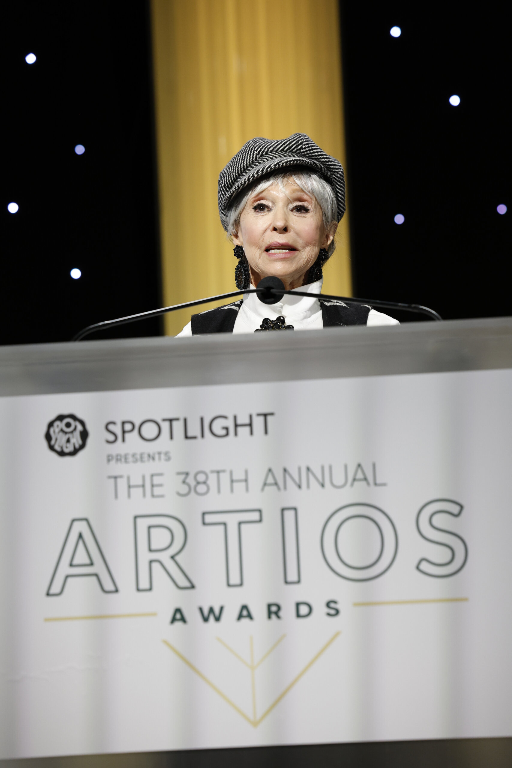 Rita Moreno at the Casting Society's (CSA) 38th Annual Artios Awards held at The Beverly Hilton Hotel on Mar. 9, 2023, in Beverly Hills, California.