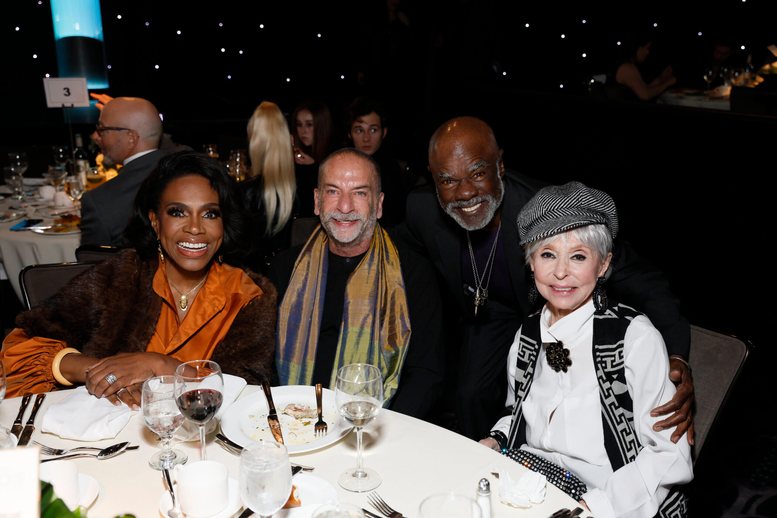 Rita Moreno, Sheryl Lee Ralph and friends celebrating at the The Casting Society's (CSA) 38th Annual Artios Awards held at The Beverly Hilton Hotel on Mar. 9, 2023, in Beverly Hills, California.