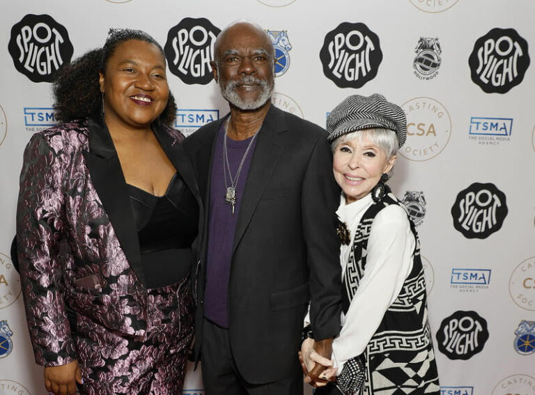 CSA President Destiny Lilly, Glynn Turman, and Rita Moreno at Casting Society's 38th annual Artios Awards.
