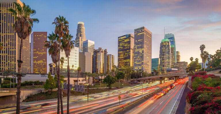 Los Angeles, where Jonathan Leaf's novel "City of Angles" takes place. Click for our review of this hot book.