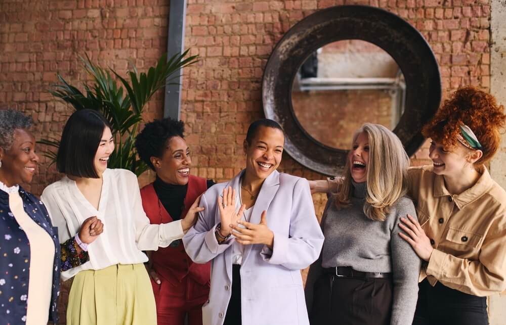 A group of actresses getting together for international women's month to celebrate themselves and participate in various March activities.