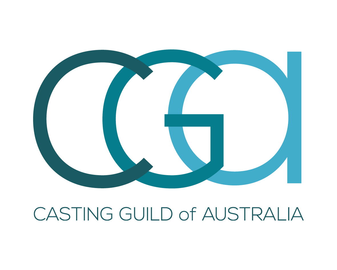 Casting Guild of Australia logo in blue.