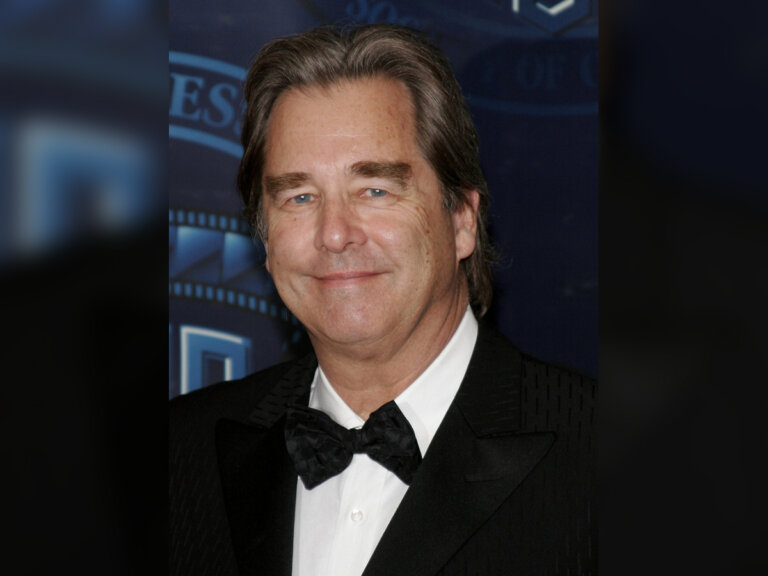 Actor Beau Bridges in a tuxedo smiling.