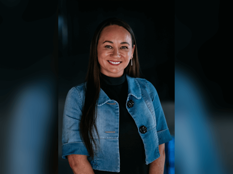 Casting Director Louise Kiely smiling in a denim jacket.