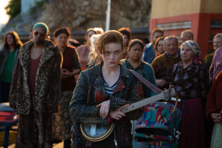 Sadie Sink and Kelvin Harrison Jr. in O'DESSA.
