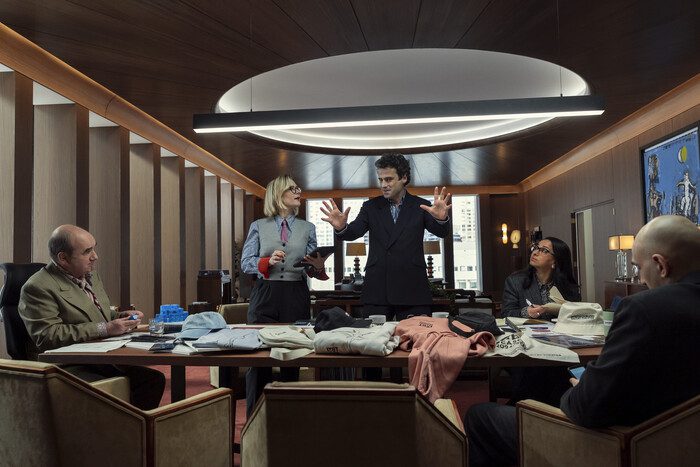 Nicholas (David Haig), Marie (Lisa Fray), and Jack (Luke Kirby) in ÉTOILE